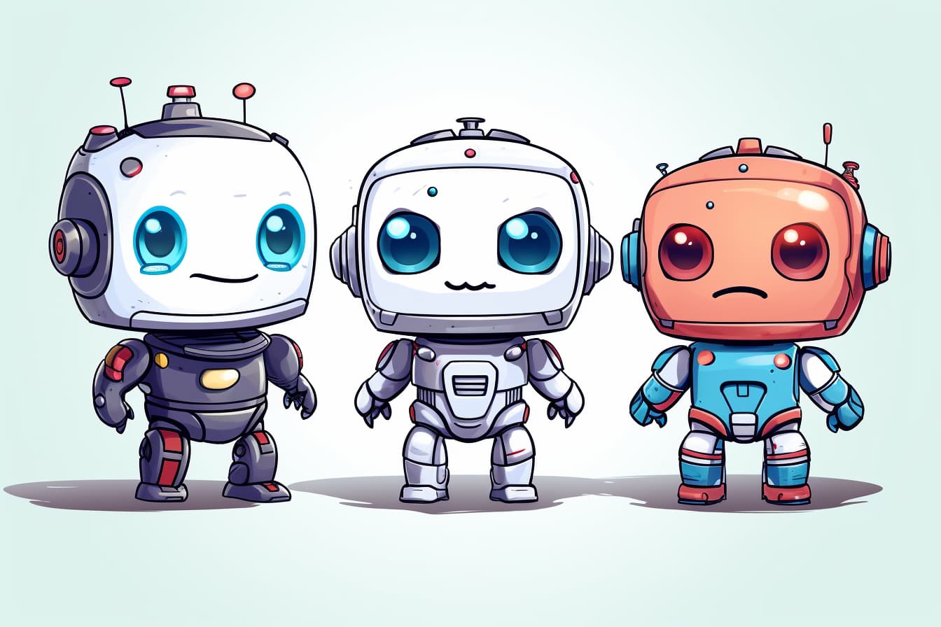 3 mini Roboter