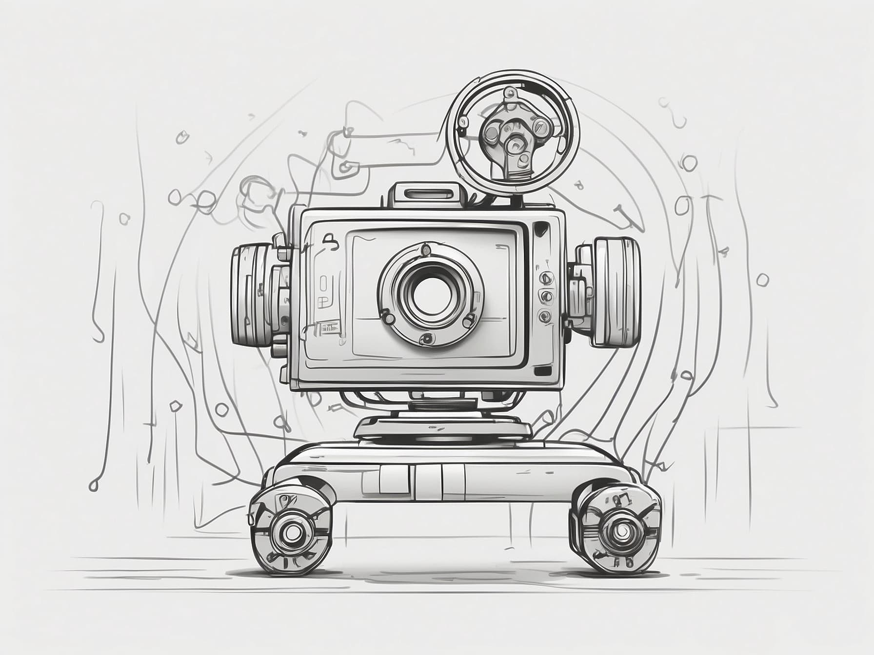 Darstellung von einer automatisierten Kamera