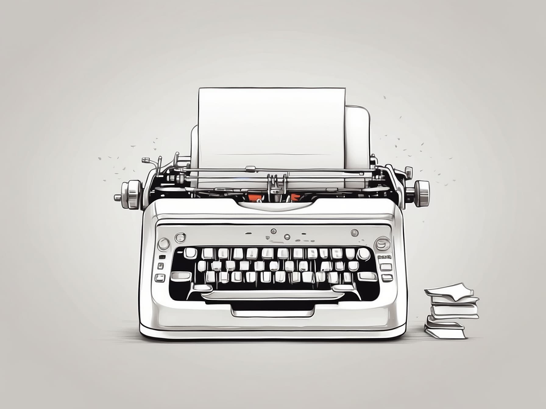 Abbildung einer Schreibmaschine