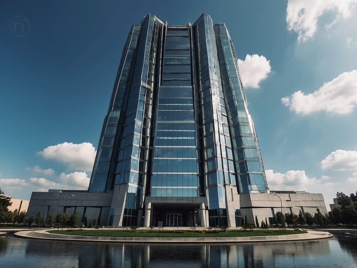 Ein großer Unternehmskomplex