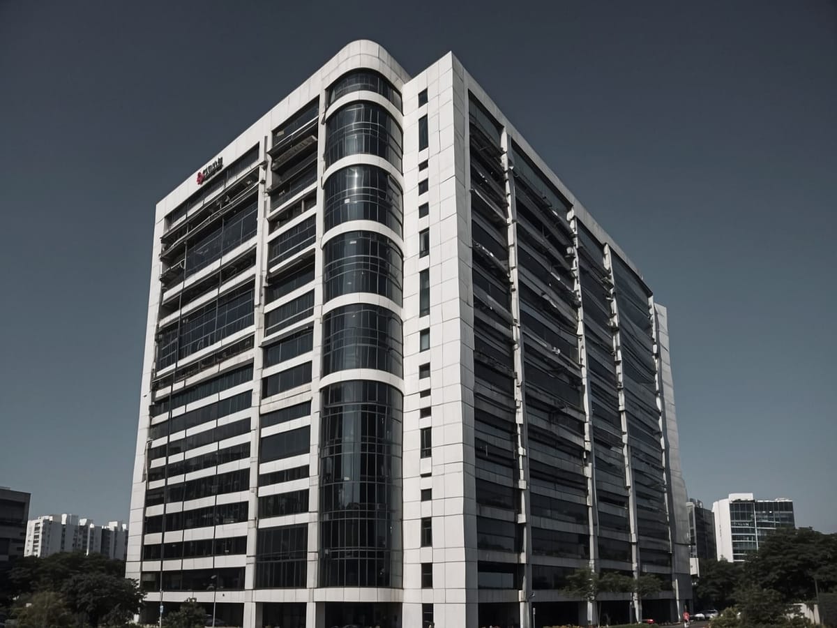 Ein großer Unternehmenskomplex