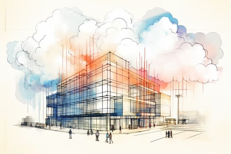 Eine Architektur entstanden aus der Cloud
