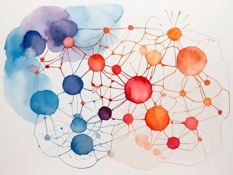 Abbildung eines neural Netzwerkes