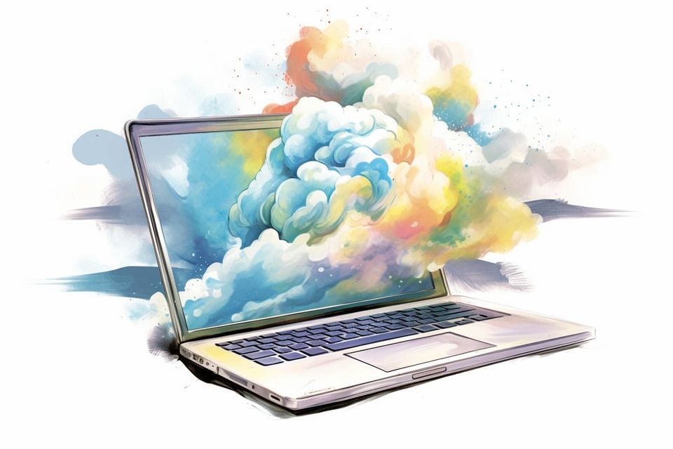 Cloud entfesselt von einer Computer Technologie